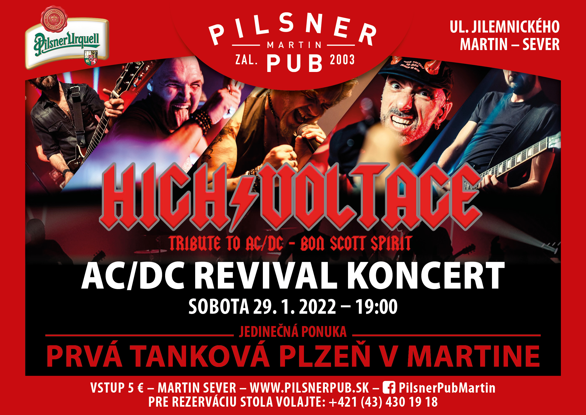AC/DC revival koncert – 29. 01. 2022
