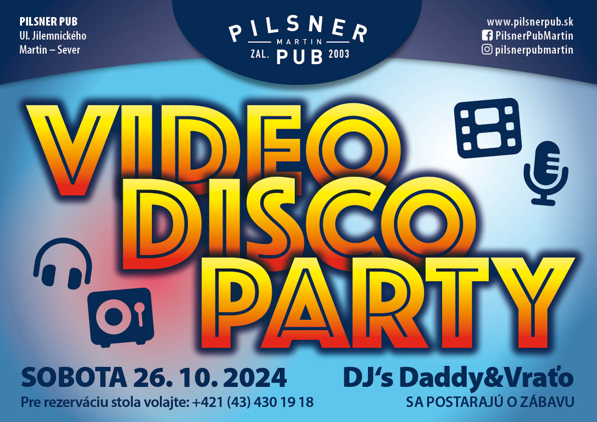 Video Disco Party – 26. 10. 2024