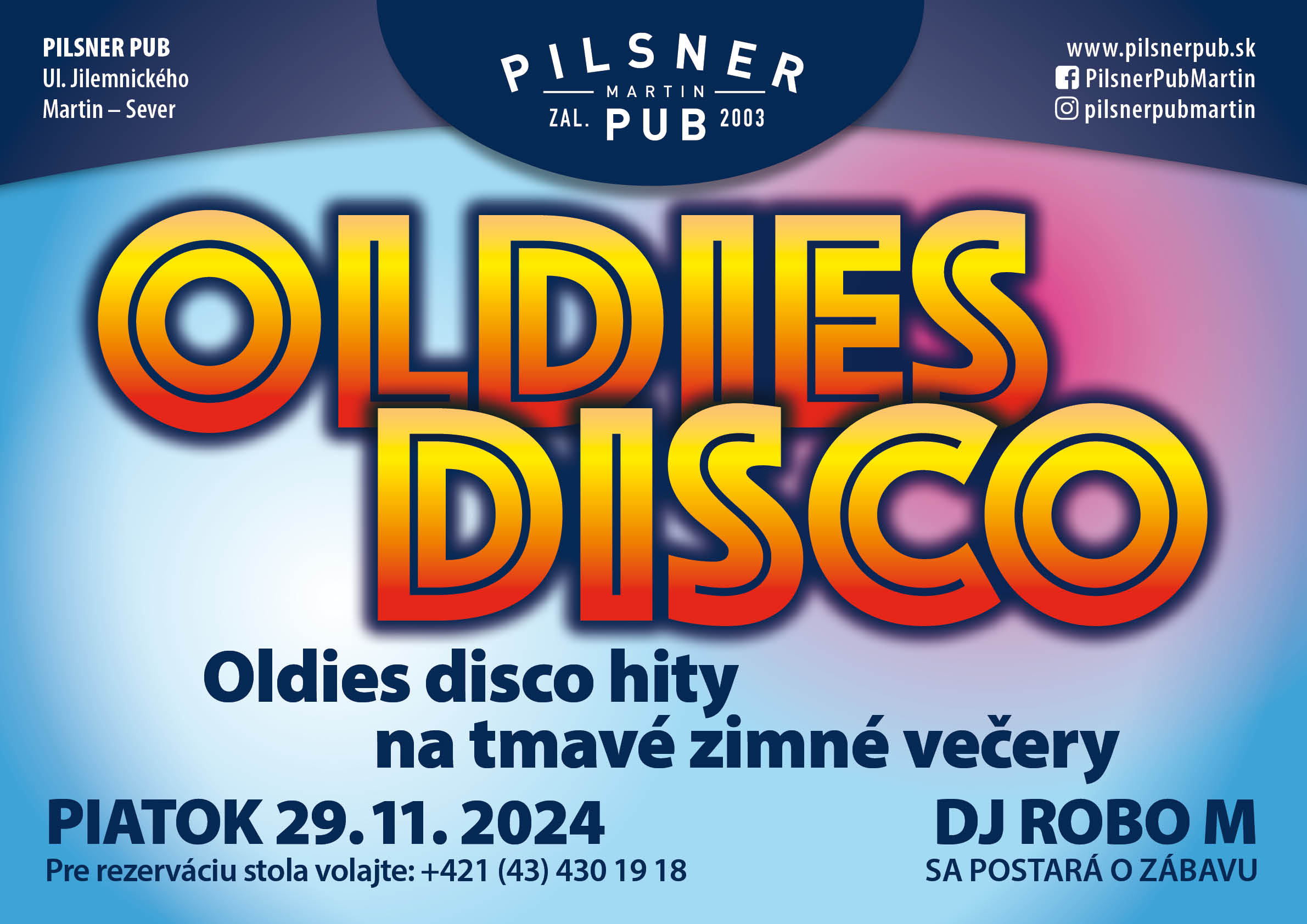 Oldies Disco – 29. 11. 2024