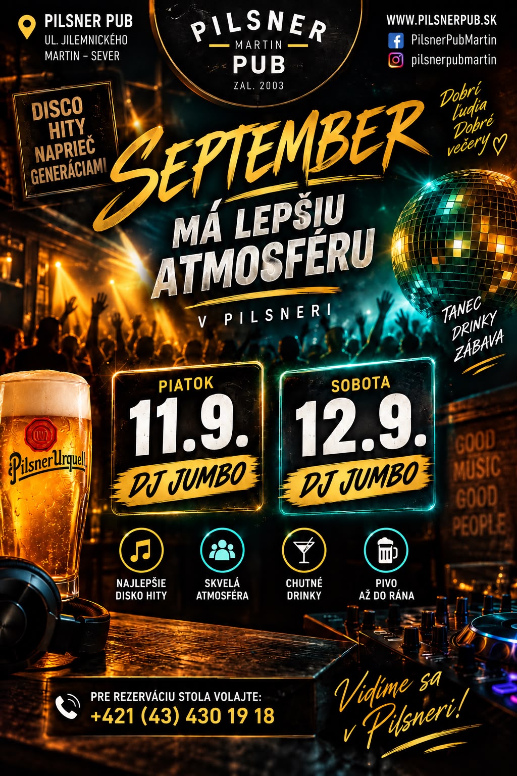 September v Pilsneri – 12. 09. 2026