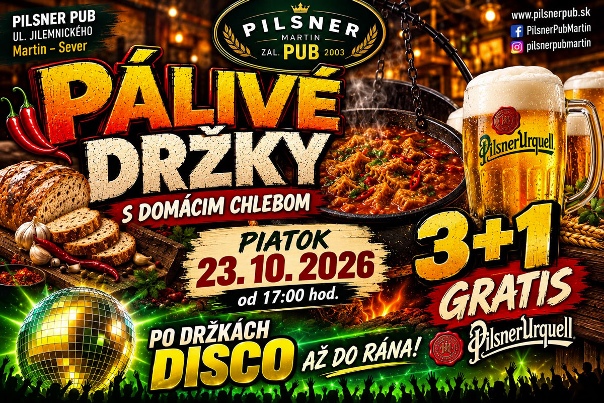 Pálivé držky  – 23. 10. 2026