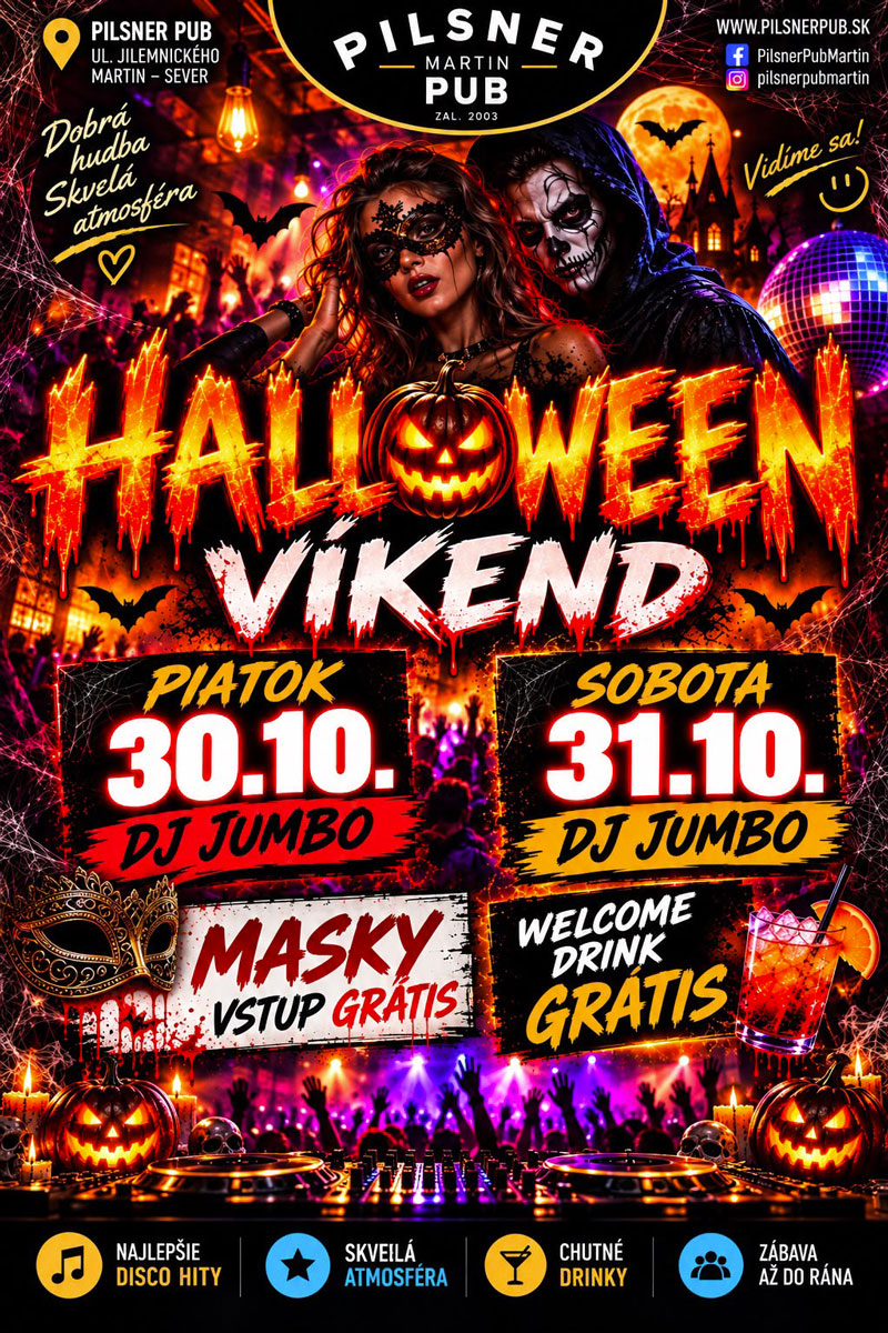 Halloween víkend – 31. 10. 2026